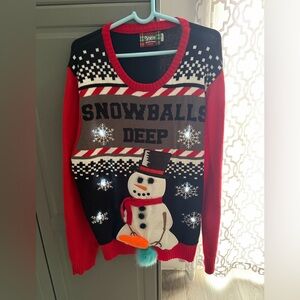 Spencer's Workshop Plaid Tag Sweater